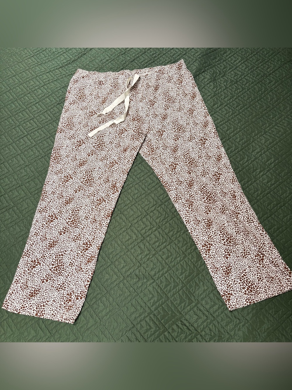Brown Speckle Drawstring Women’s Lounge Pants